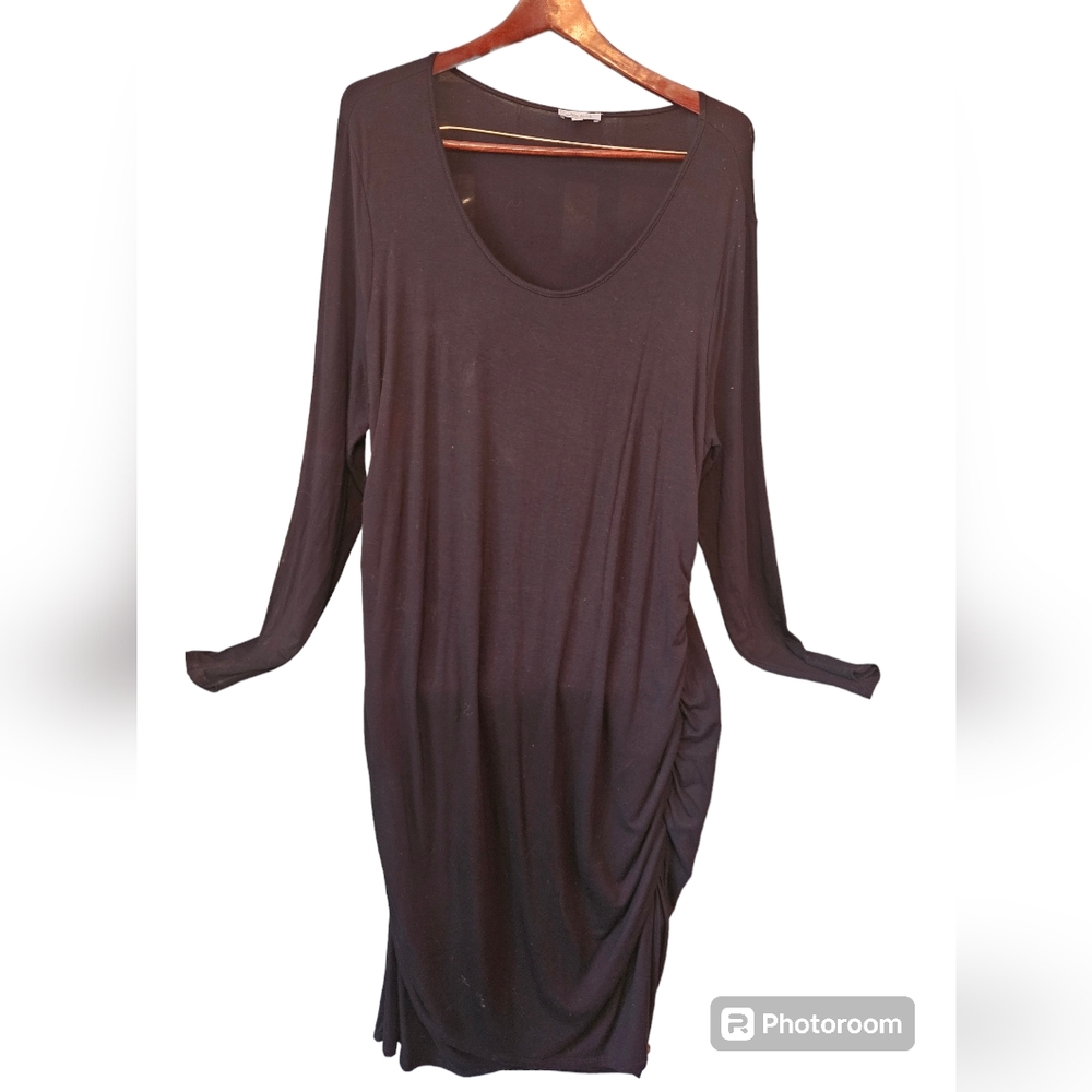 Women's Plus White Birch Black Dress Sz 3x 22 24 26.    #13